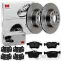 NK BREMSSCHEIBEN + BELÄGE HINTEN passend für VW GOLF 7 TOURAN 5T A3 LEON KAROQ