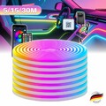 5/15/30M Neon LED Strip Streifen RGB Flex Schlauch diffus Lichtband Dimmbar-APP