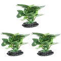 3 Count Fisch Deko Goldfischbecken- Künstliche Pflanze Aquarium