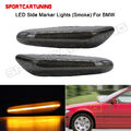 2x Schwarz Led Seitenblinker Blinker Für BMW 3er E46 E90 E91 5er E60 E61 E84 E82