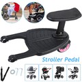 Buggy Board Kinderwagen Trittbrett Rollbrett Mitfahrbrett Universal mit Sitz
