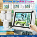 LCD Wetterstation Farbdisplay Thermometer Hygrometer mit 1-3 Innen Außen Sensor