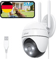 Iegeek 5MP Überwachungskamera Aussen WLAN, PTZ Outdoor IP Kamera Überwachung Auß