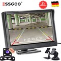 ESSGOO Auto 170° Weitwinkel Einparkkameras Rückfahrkamera Mit 5'' LCD Monitor