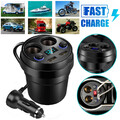 KFZ Zigarettenanzünder Adapter Dual USB Auto Ladegerät Verteiler LKW Ladeadapter