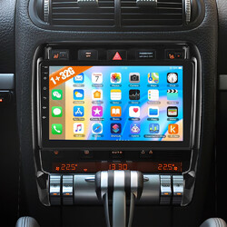 Android 15 32GB Autoradio Für Porsche Cayenne 2002-2010 GPS Navi WIFI BT FM RDS