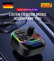 FM Transmitter BT5.3  Auto Adapter MP3 Player Dual USB & Schnellladefunktion