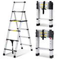 Teleskopleiter Garten Leiter Klappleiter 1.4+1.7m/1.7+2m/2+2.3m A-Frame