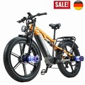 Dual-Motor E Bike 2000W Elektrofahrrad 48V 20AH E-Mountainbike Herren City Bike