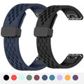 Quickfit Silikon Armband für Garmin Fenix 5 6 7 5X 6X 7X 5S 6S 7S Pro Solar Epix