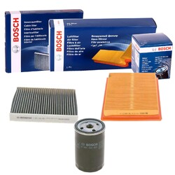 BOSCH POLLEN- LUFT- ÖL-FILTER PAKET passend für Ford Fiesta 5
