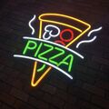 Top Qualität superhell LED Pizza Shop Schild Neon Display Fenster Hängeleuchte
