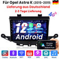 4+64G Carplay 9"Android 12 Autoradio Für Opel Astra K 2015-2019 Navi GPS WIFI BT