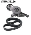 Mehrrippiger Keilriemen Set VKMA 31126 SKF für VW CADDY III Großraumlimousine