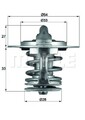 MAHLE Thermostat für Kühlmittel / Kühlerthermostat BEHR TX 84 77