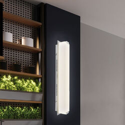 Deckenleuchte Hängeleuchte Wandlampe LED Wohnzimmer Pendel Glas satiniert Chrom
