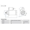 Bosch Anlasser für Audi Seat Skoda VW