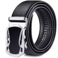 Herren Automatik Gürtel Anzug Jeansgürtel Hosengürtel Automatikschließe Kürzbar