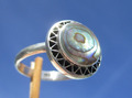 Abalone - Perlmutt Ring Gr. 19,25 - Silber 925 !