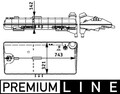 Ausgleichsbehälter Kühlmittel PREMIUM LINE MAHLE CRT 50 000P 14 Kunststoff Liter