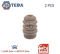18360 ANSCHLAGPUFFER STOßDÄMPFER FEBI BILSTEIN 2PCS FÜR AUDI (FAW) A4,A6