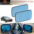SPIEGELGLAS SET LINKS UND RECHTS Für BMW E46 E39 ASPHÄRISCH BEHEIZT GLAS BLAU