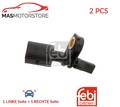 ABS SENSOR DREHZAHLFÜHLER PAAR VORNE FEBI BILSTEIN 23816 2PCS P FÜR AUDI A3,A1