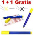 2 Stk Prüfstift Falschgeldprüfer Geld Tester Geldprüfgerät Geldscheinprüfer NEU