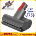 Für Dyson V7 V8 V10 V11 Staubsauger Mini Turbinendüse Turbodüse Borstenbürste
