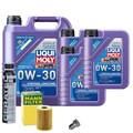 Motoröl 0W30 LIQUI MOLY 8L+MANN Ölfilter+Cera Tec+Ölablassschraube