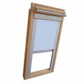 Verdunkelungsrollo ALU Thermo für Velux Dachfenster VU/VL Y/VKU - hellblau