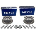2x MEYLE RADNABE+RADLAGER mit ABS-RING VORNE passend für NISSAN QASHQAI RENAULT 