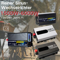 3000W-6000W 12V 24V 230V Reiner Sinus-Wechselrichter Konverter Remote Off Grid