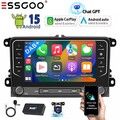 DAB+ Carplay Android 15 Autoradio GPS MIK KAM Für VW GOLF 6 T5 Passat EOS Jetta