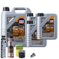 Motoröl 5W30 LIQUI MOLY 8L+MANN Ölfilter+Spülung+Cera Tec+Ölablassschraube