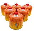 6x Schraubkartusche Gas 500g Camping Propan Butan Ventilkartusche Schraubventil