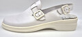 Algemare 5968-1111 Weiß Gr. 41 Damen Leder Pantoletten UVP:79,90€ (S/1512)
