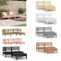 Garten Lounge Set Gartenmöbel Sofa Sitzgruppe 3-tlg.Lounge Set Outdoor-Möbel-Set