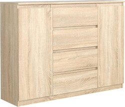 Kommode Sideboard - Schrank mit 4 Schubladen - Schubladenschrank - 140 cm