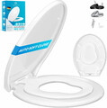 KESSER® WC Sitz Mit Absenkautomatik Toilettendeckel Quick-Release-Funktion Und S