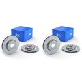 2x SKF BREMSSCHEIBEN 234mm passend für DAIHATSU CUORE MOVE SIRION TREVIS YRV