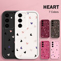 Handy Hülle Für Samsung S25 A55 A15 A54 S24 Ultra S23 Herz Schutz Silikon Case