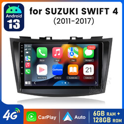 6+128G Android13 Autoradio Für Suzuki Swift 4 2011-2017 Carplay GPS NAVI DAB+ FM