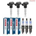 3x JAPKO Zündspule +3x BOSCH Zündkerze passend für Mitsubishi Colt VI Z3_A Z2_A