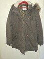 winterjacke 36, Mit Kapuze, Khaki