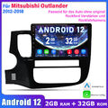 2+32G Android12 Autoradio Carplay Für Mitsubishi Outlander 2012 GPS Navi BT DAB