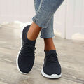 Damen Sneaker Slip On Turnschuhe Laufschuhe Sportschuhe Socken Freizeit Schuhe