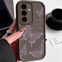 Handyhülle Für Samsung S24 S23 Ultra S22 A55 A15 A14 A54 Schmetterling Slim Case