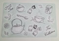 d-c-table® Tischset Platz-Set abwischbar 4 er Set Mint ca. 29-44 cm 