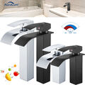 Waschtischarmatur Bad Waschbecken Wasserhahn Wasserfall Mischbatterie Einhand